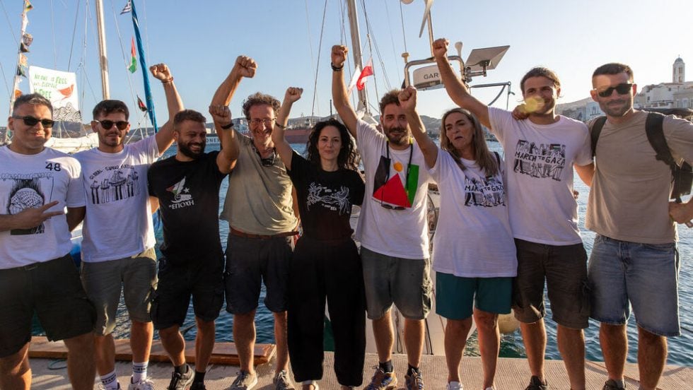 sumud flotilla syros